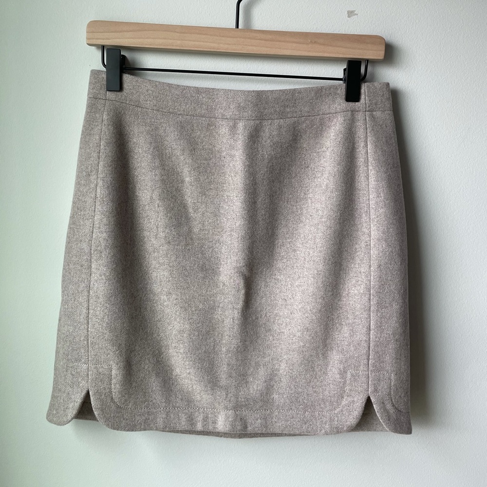 NWT J. Crew Wool Mini Skirt